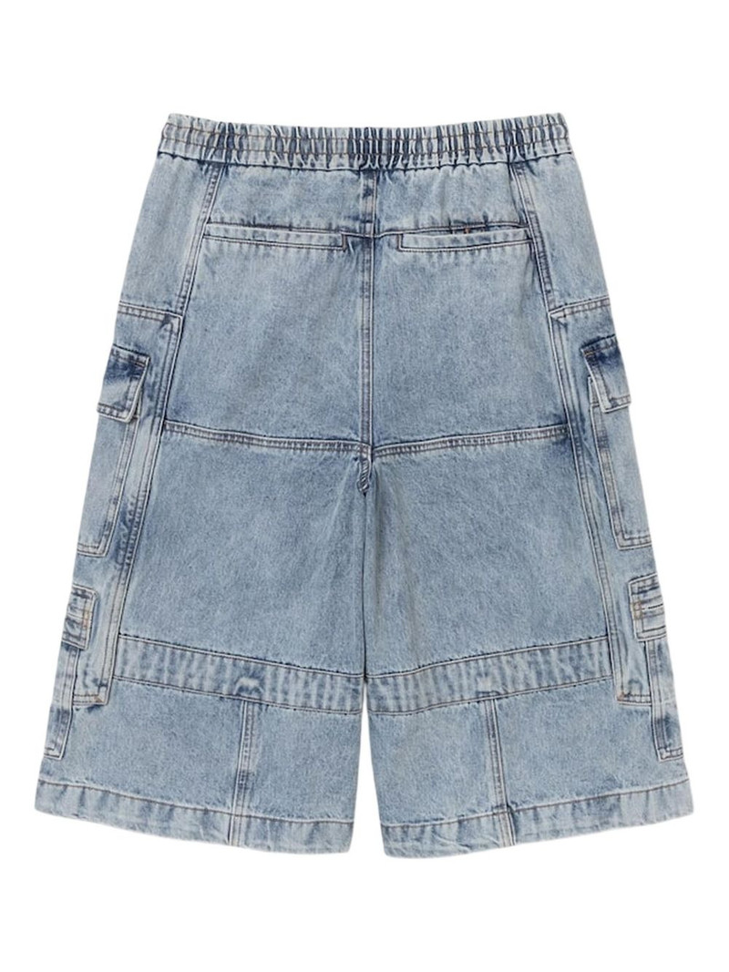 JUUN.J drawstring denim cargo shorts outlook