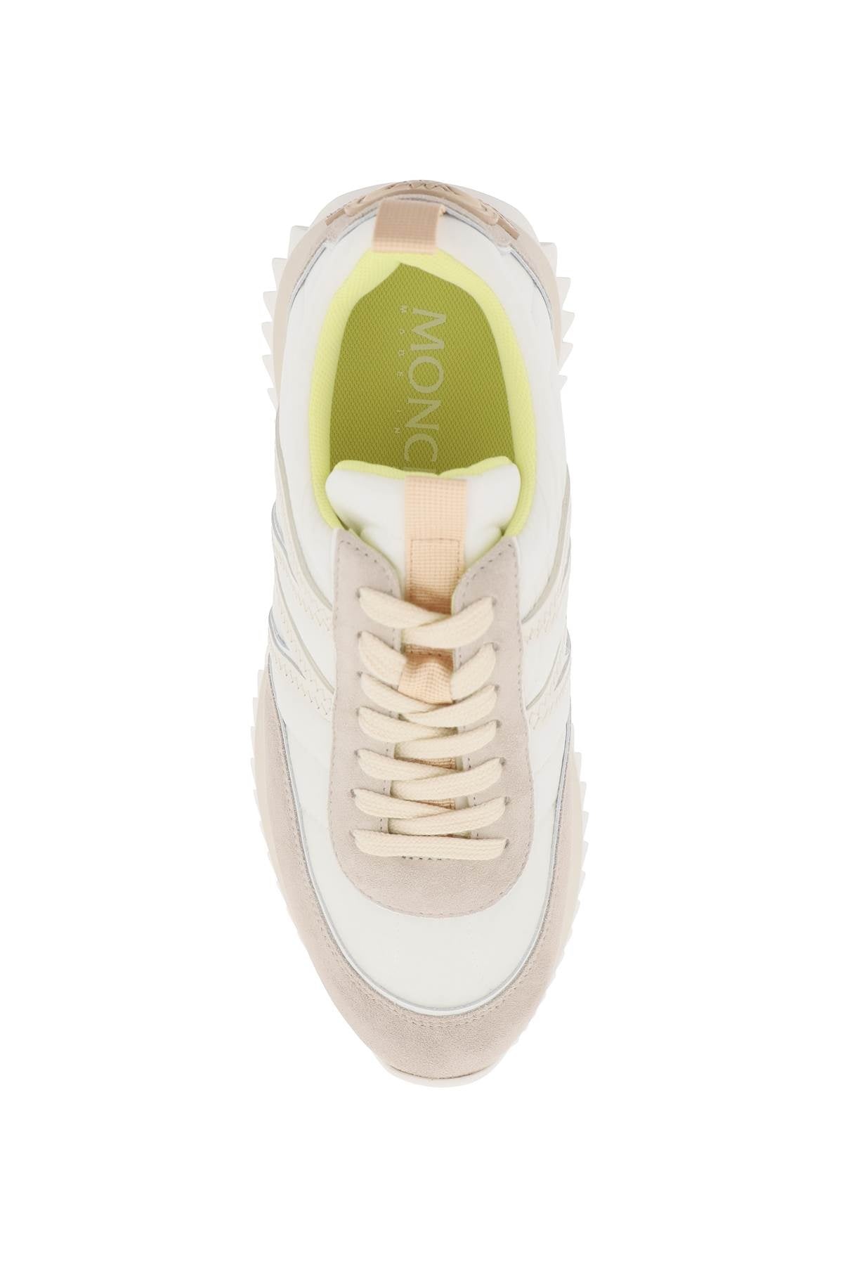 Moncler Basic Pacey Sneakers In Nylon And Suede Leather. Women - 2