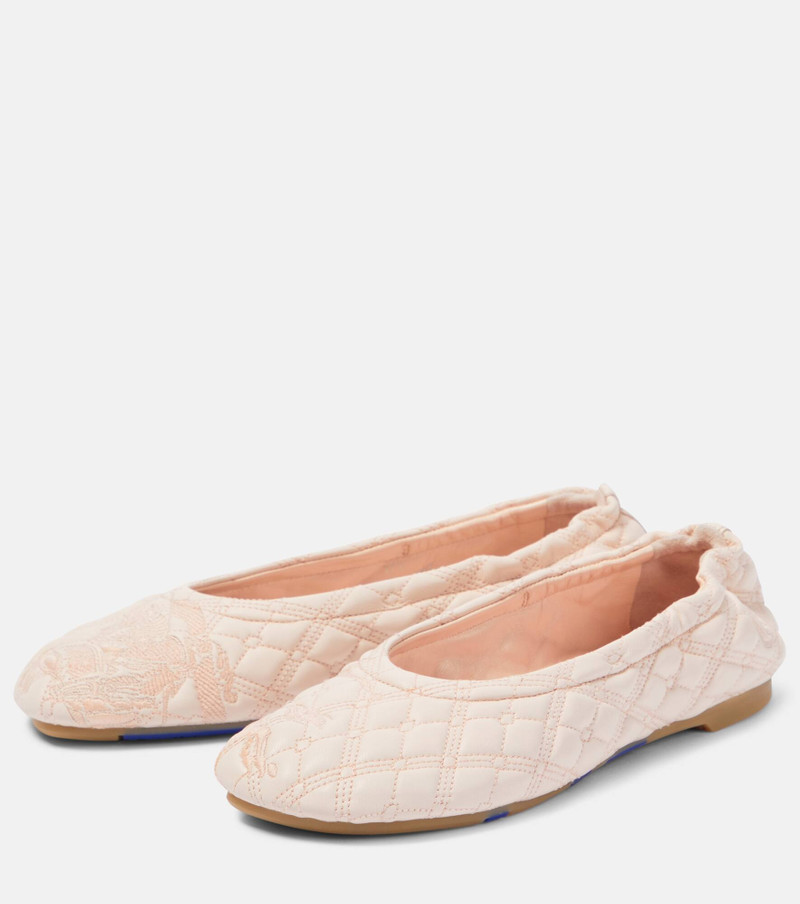 EKD quilted leather ballet flats 5