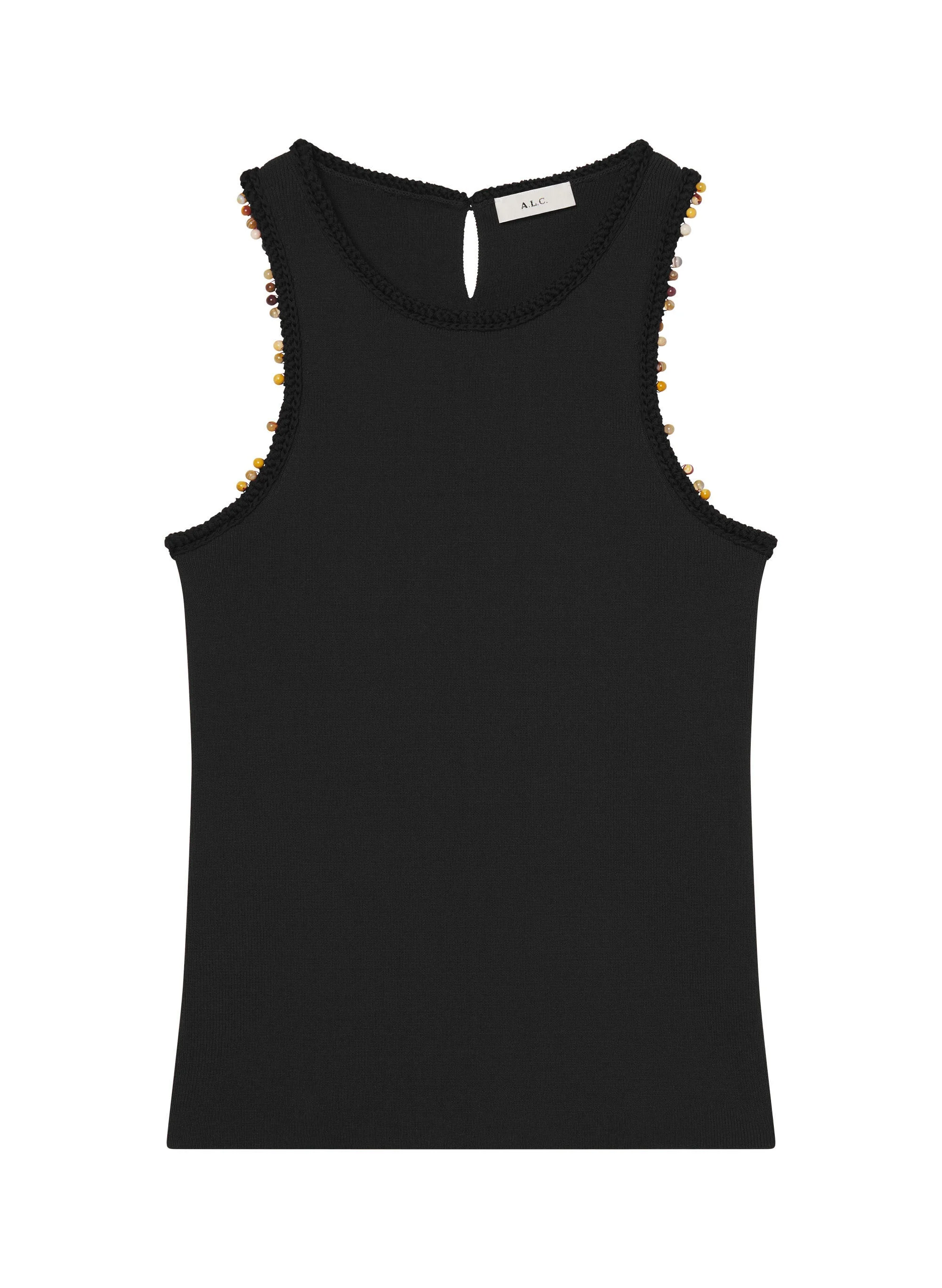 Nelly Beaded Knit Tank - 1