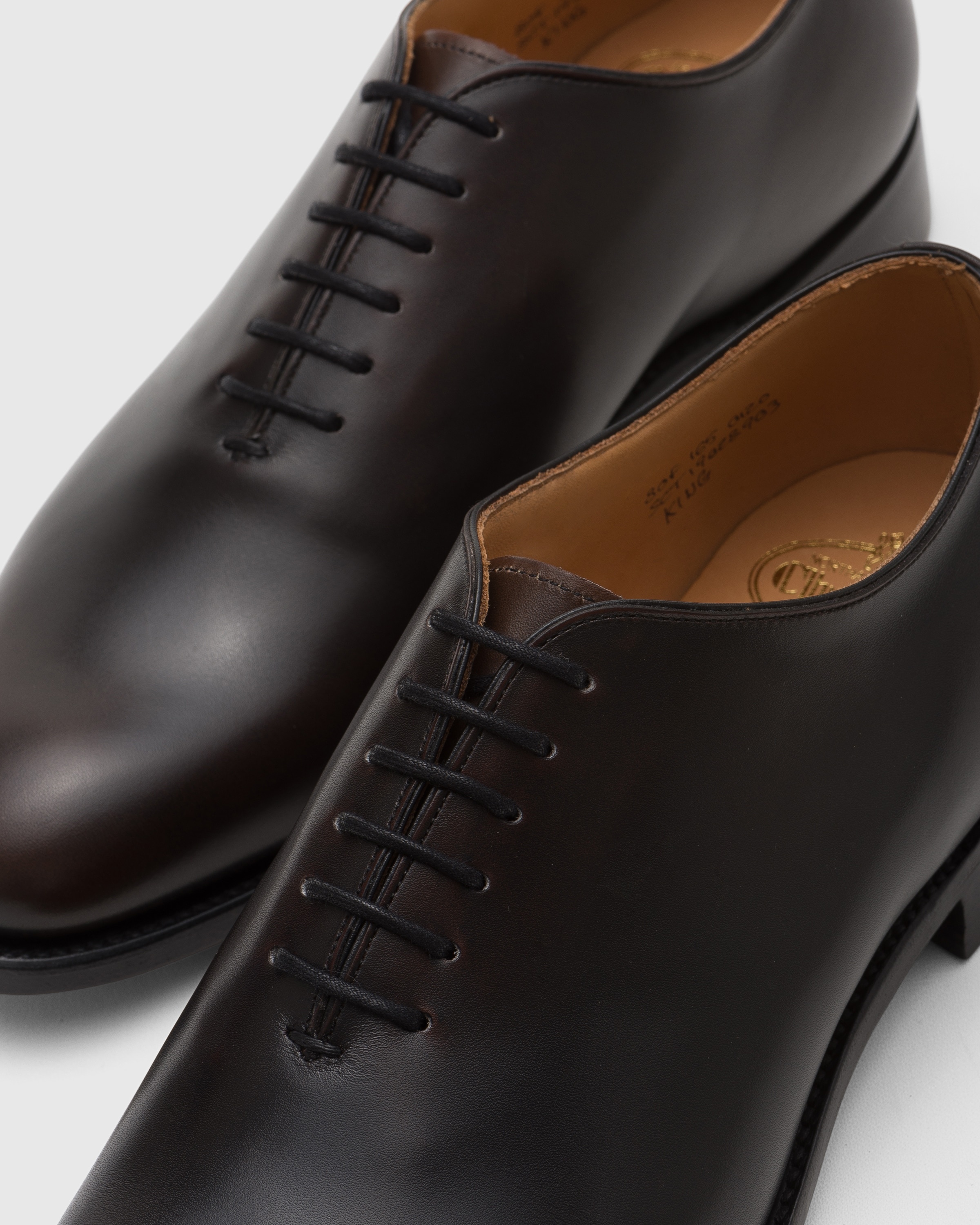 Royal Calf Leather Whole Cut Oxford - 3