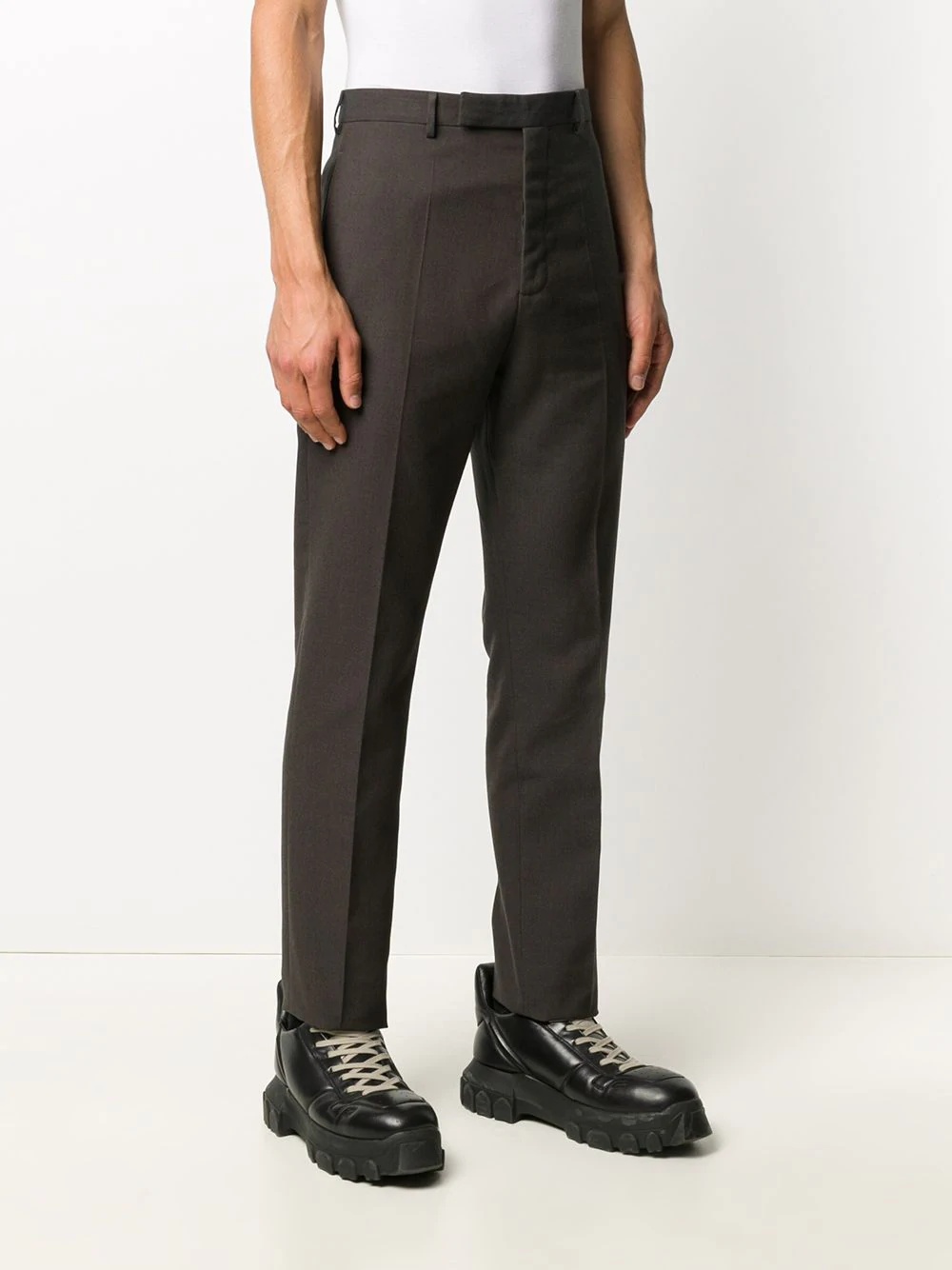 slim-fit tailored trousers - 3