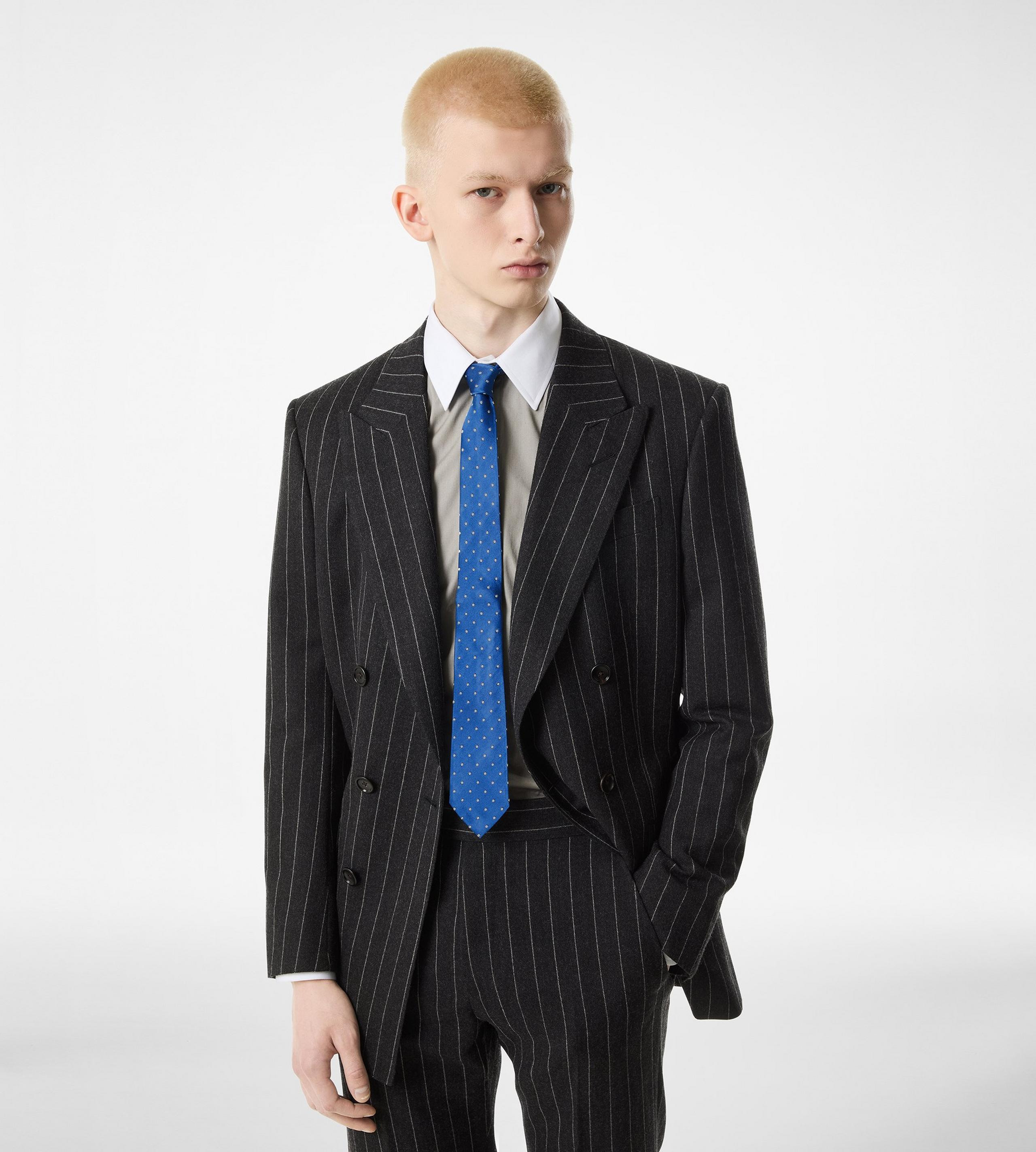 SATIN POLKA DOT TIE - 4