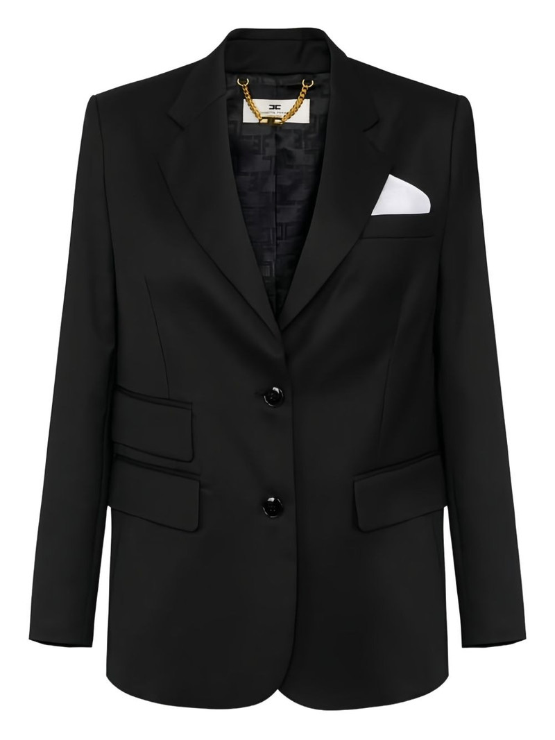 pocket square single-breasted jacket 1