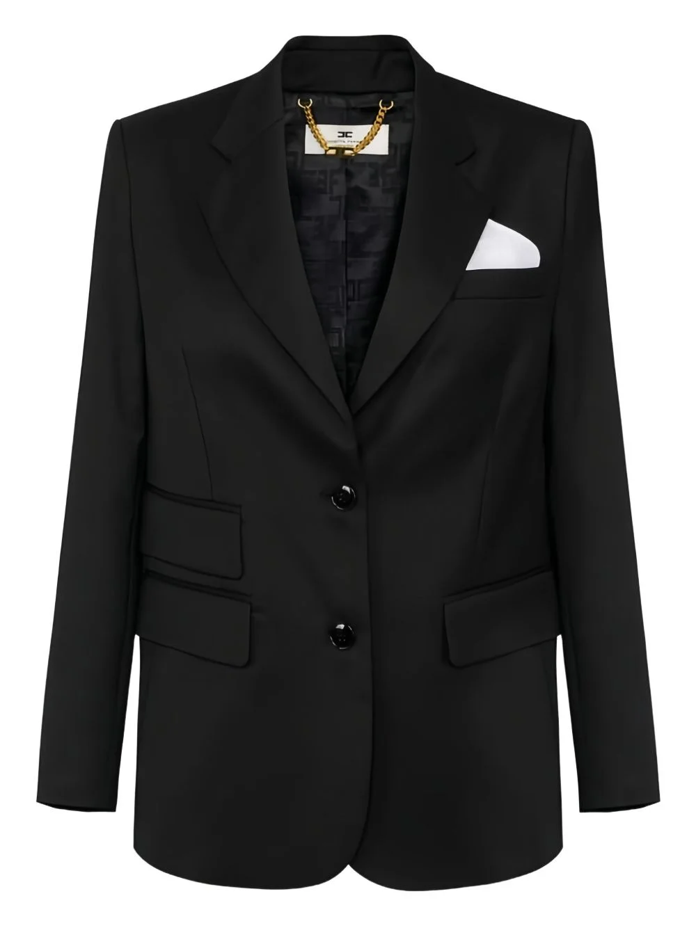 pocket square single-breasted jacket - 1