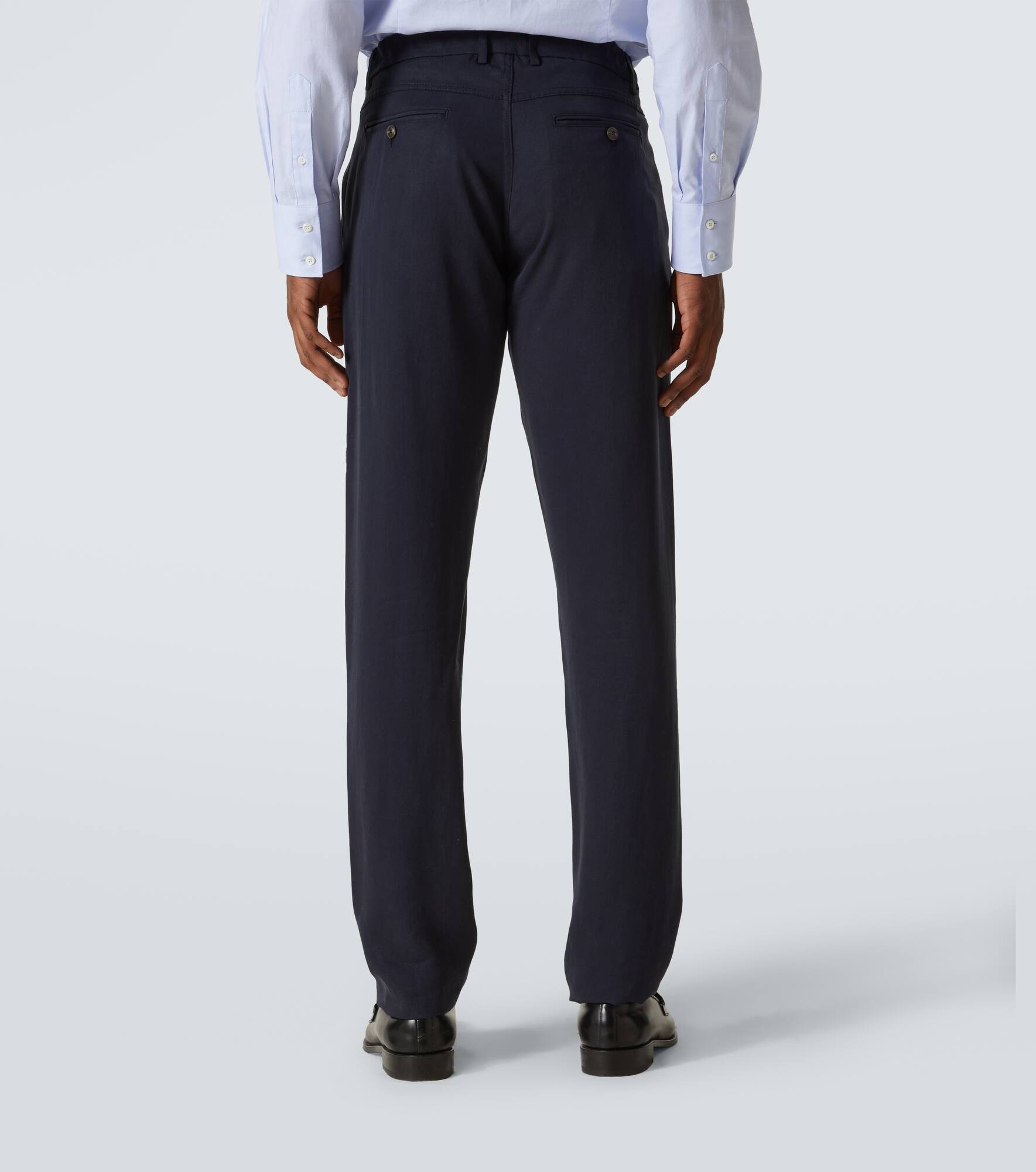 Mid-rise straight pants - 4