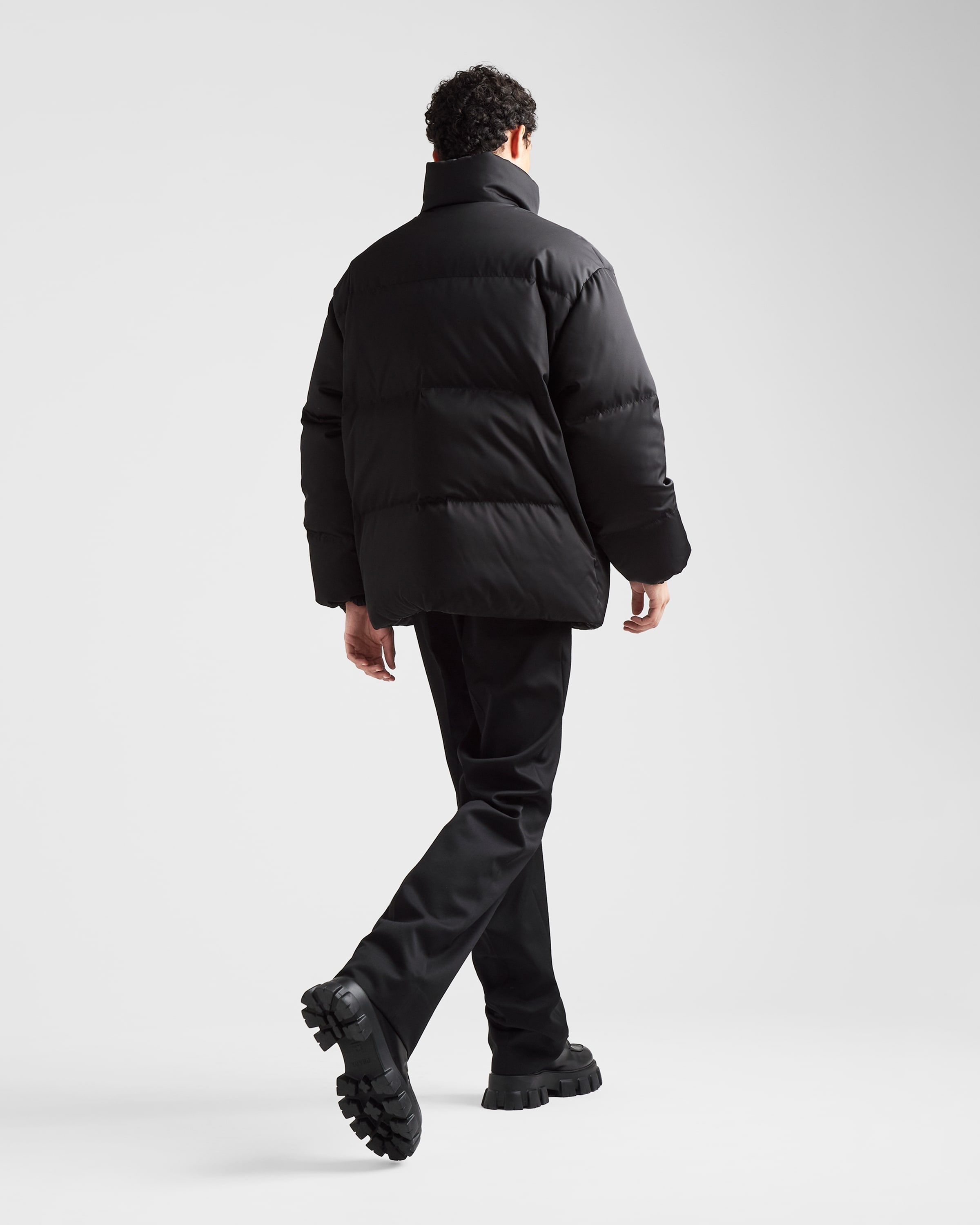 Medium-length Re-Nylon down jacket - 5
