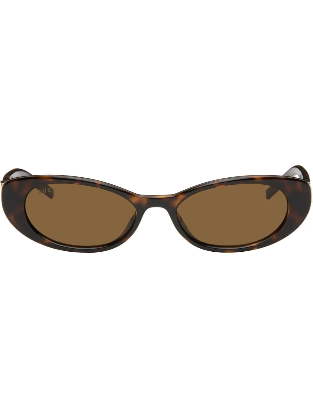 Brown G String Cat Eye Sunglasses - 1