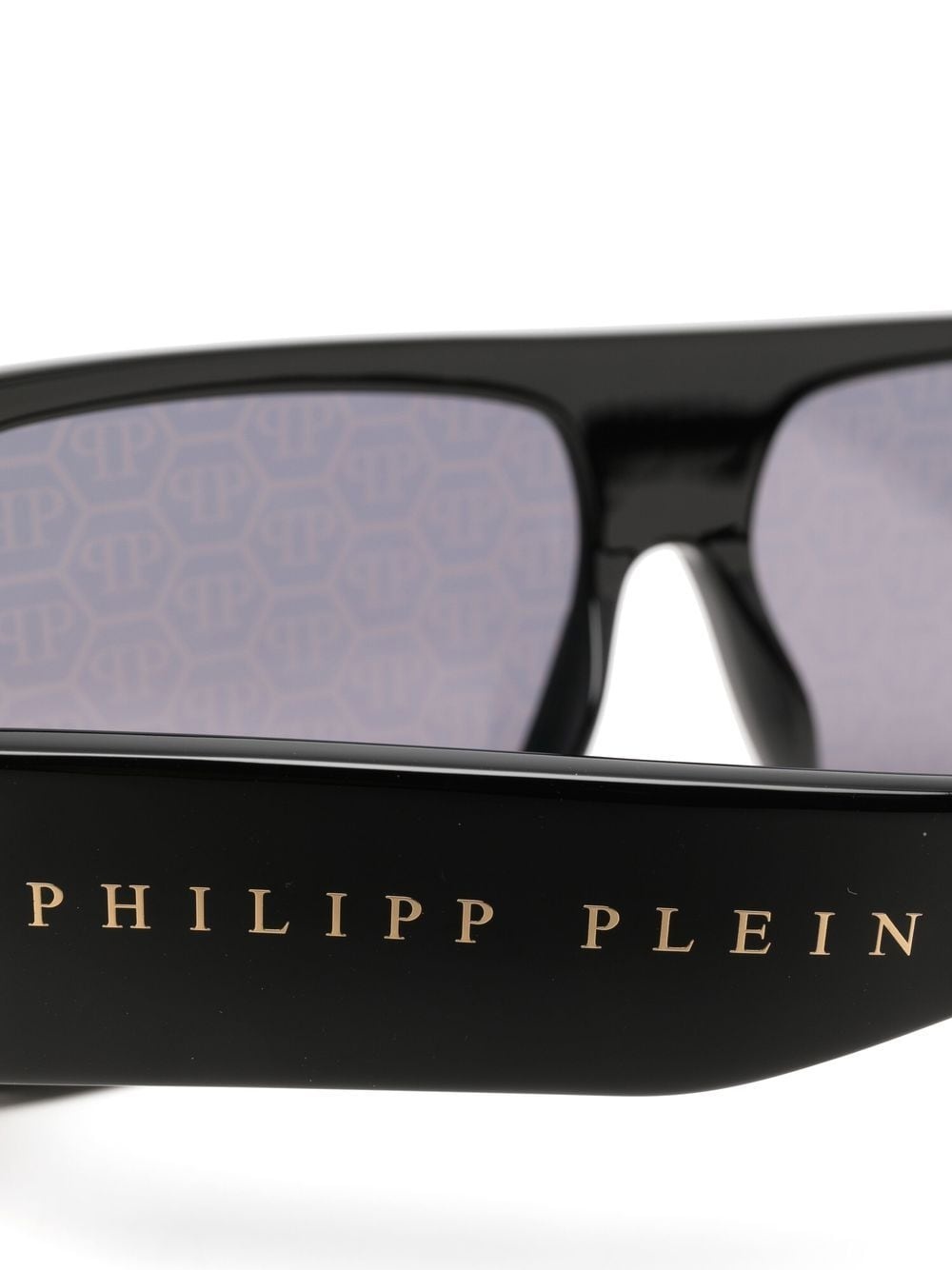 square-frame tinted sunglasses - 3