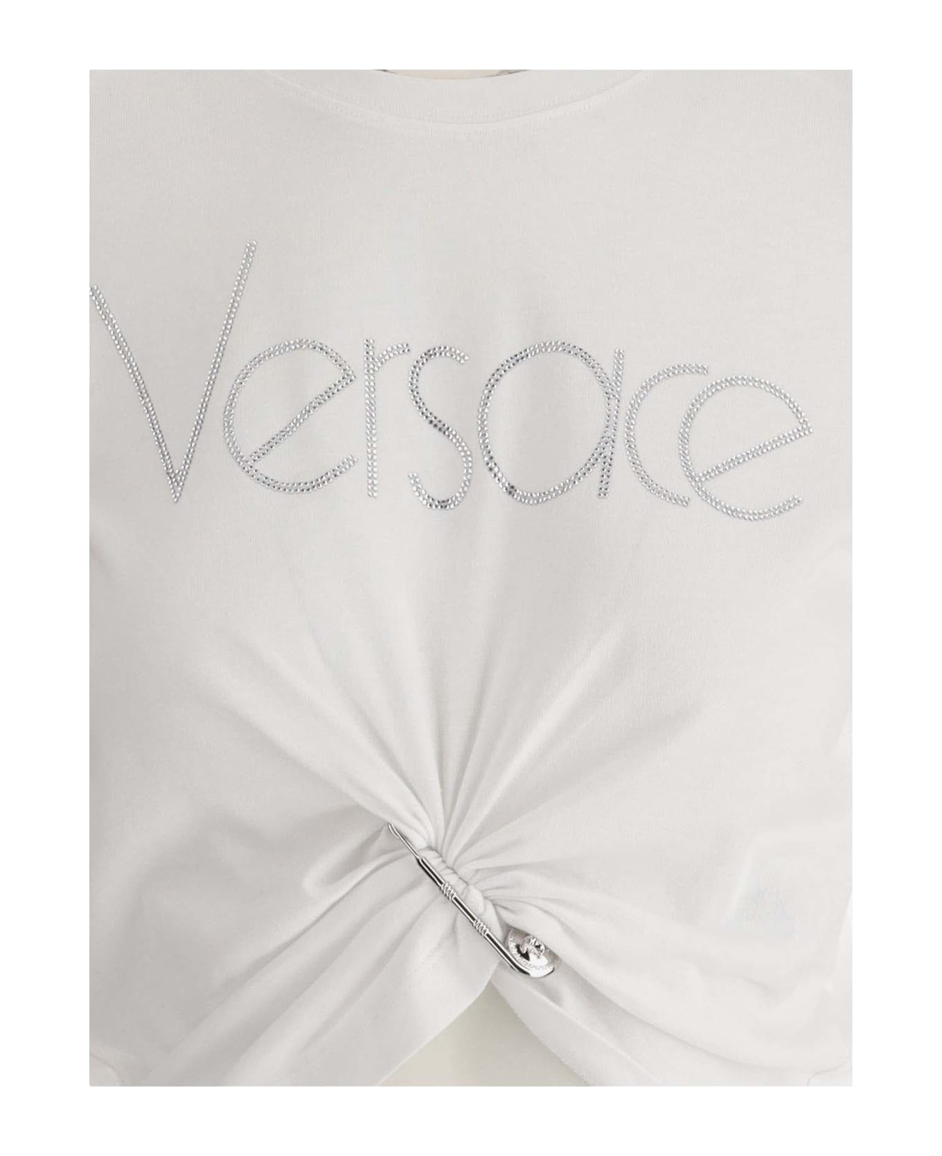 【関税込み】Versace ホワイト 1978 Re-Edition Tシャツ Versace Crystal 1978 Re-Edition T-shirt | White | FARFETCH