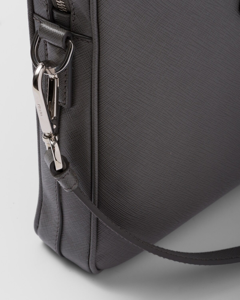 Saffiano Leather Work Bag 8