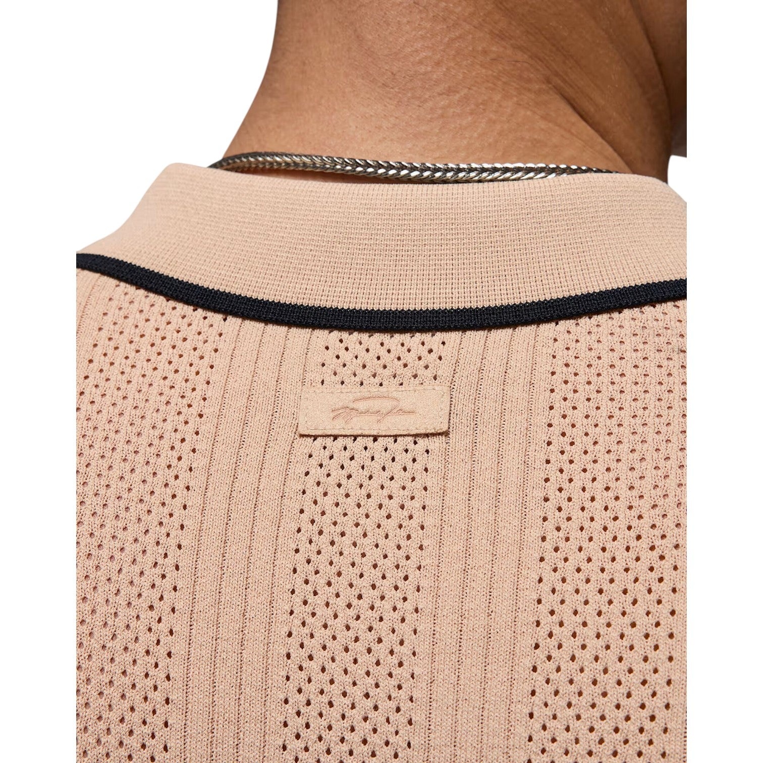 Air Jordan Sport Knit Button-Down Golf Top shirt 'Linen' HV1157-248 - 4