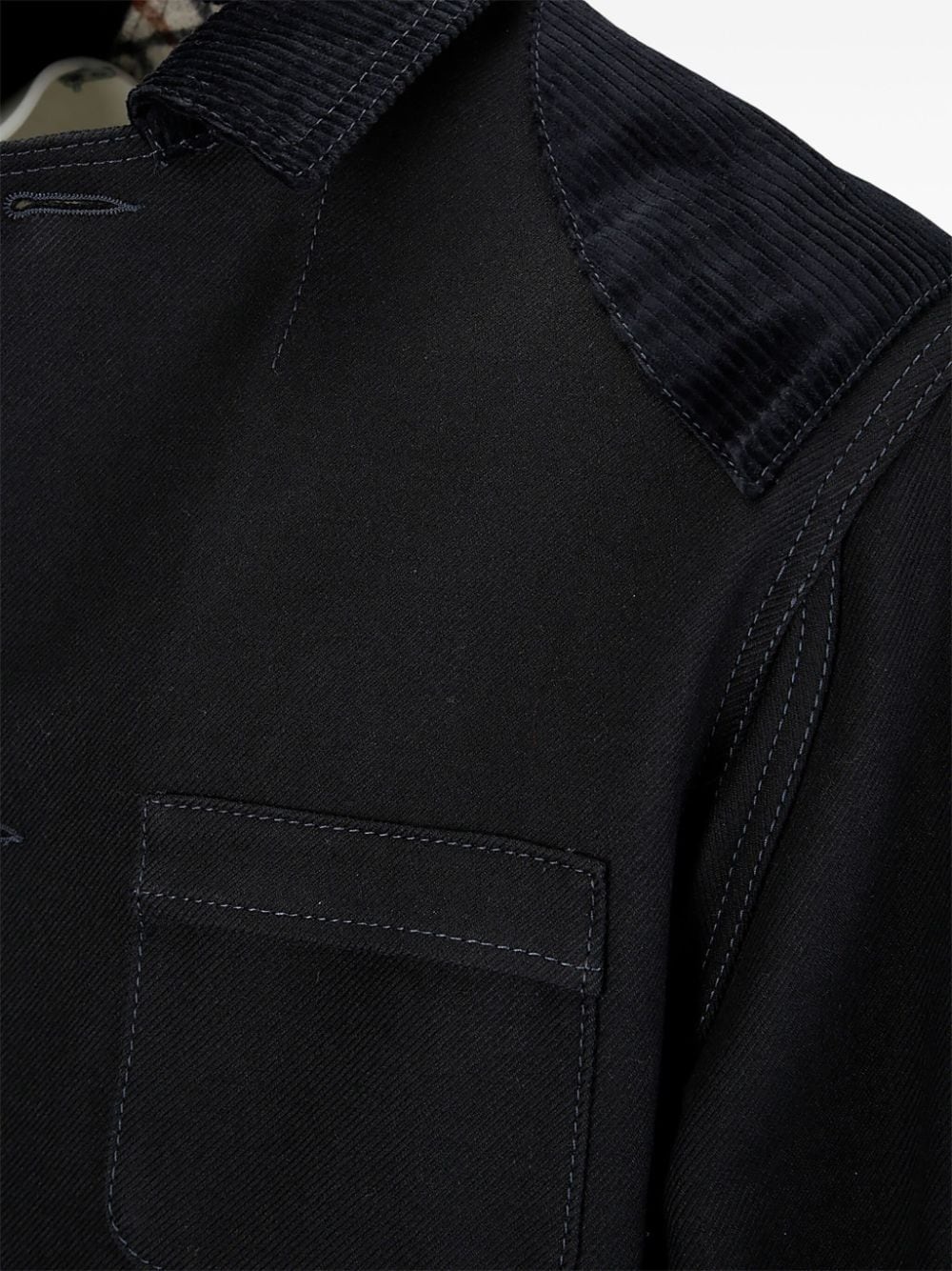 panelled coat - 3