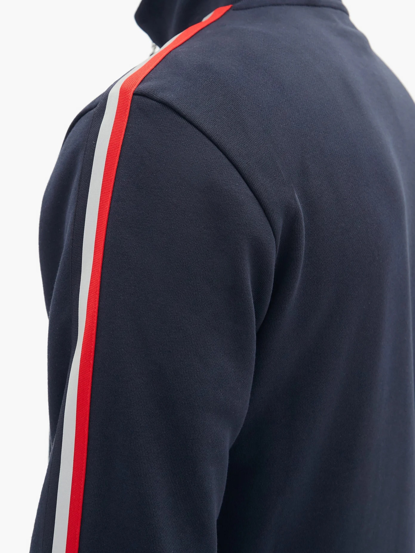 Zip-through cotton-jersey track top - 4