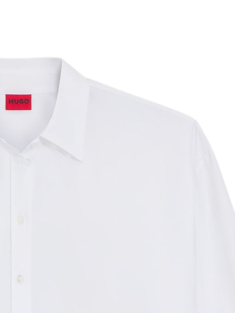 HUGO button-down cropped shirt outlook