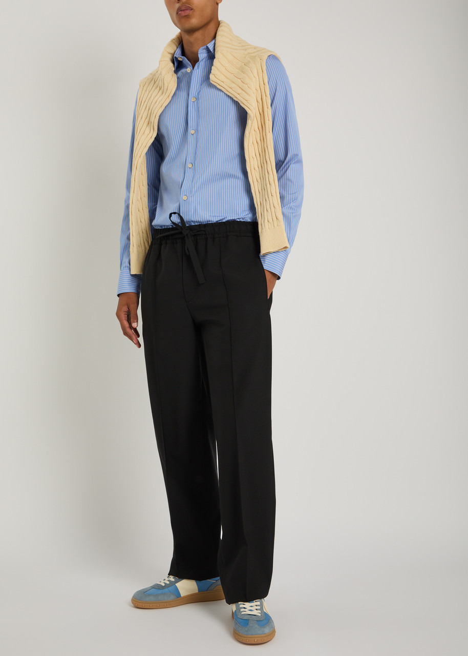 Valentino Garavani Striped Cotton-poplin Shirt - 3