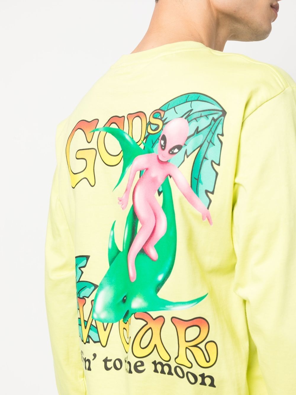 graphic sun print top - 5