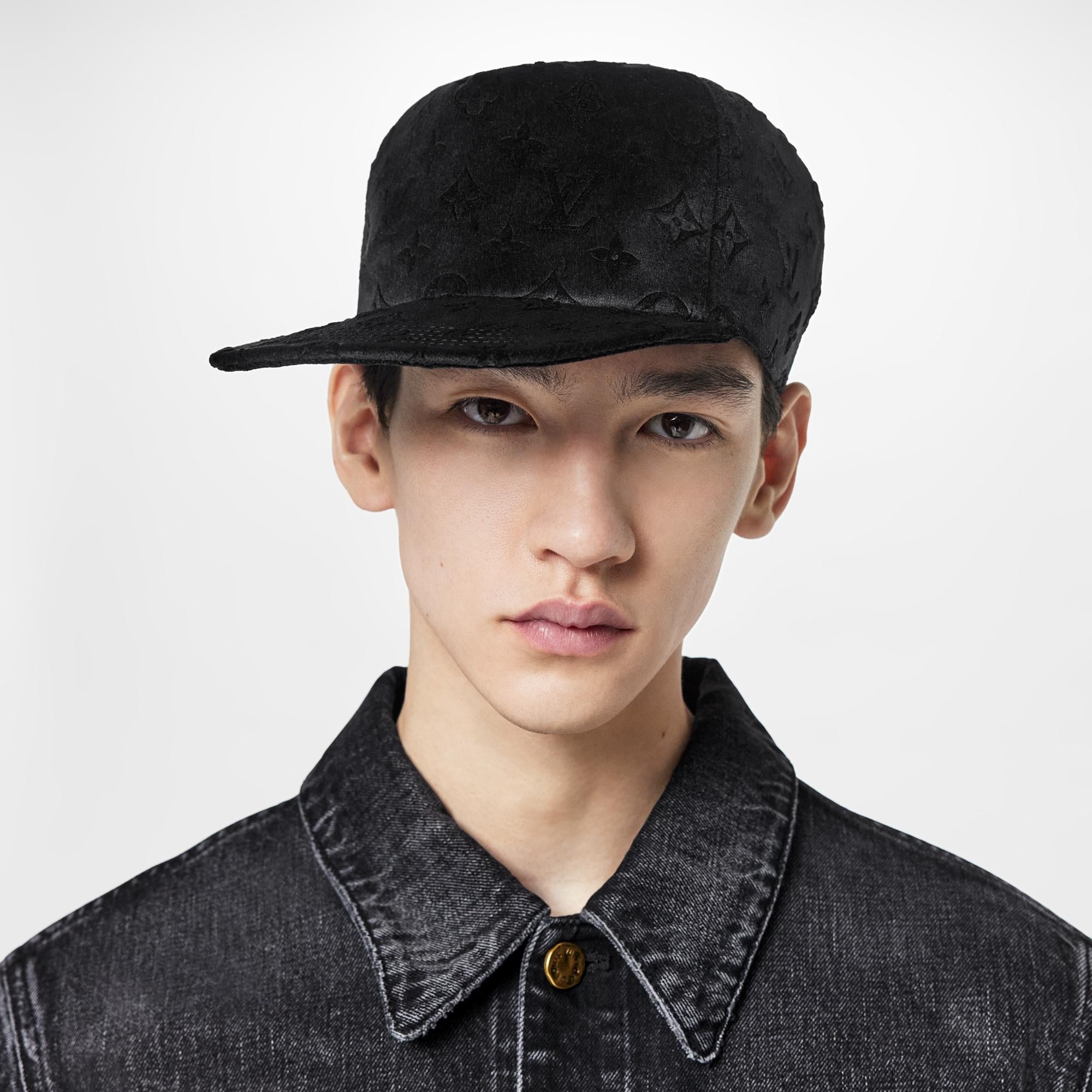 Monogram Velvet Cap - 4