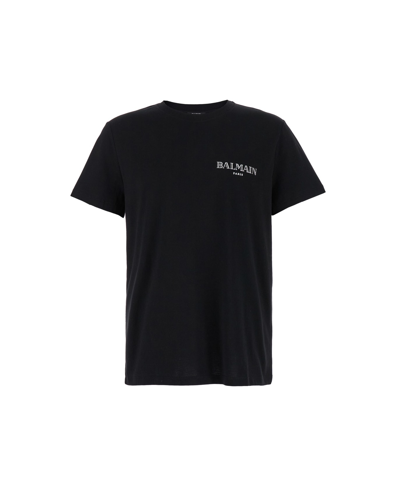 Black Cotton T-shirt - 1