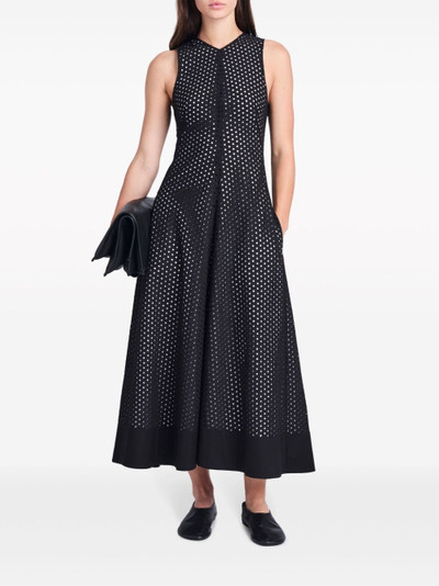 Proenza Schouler Juno broderie anglaise midi dress outlook