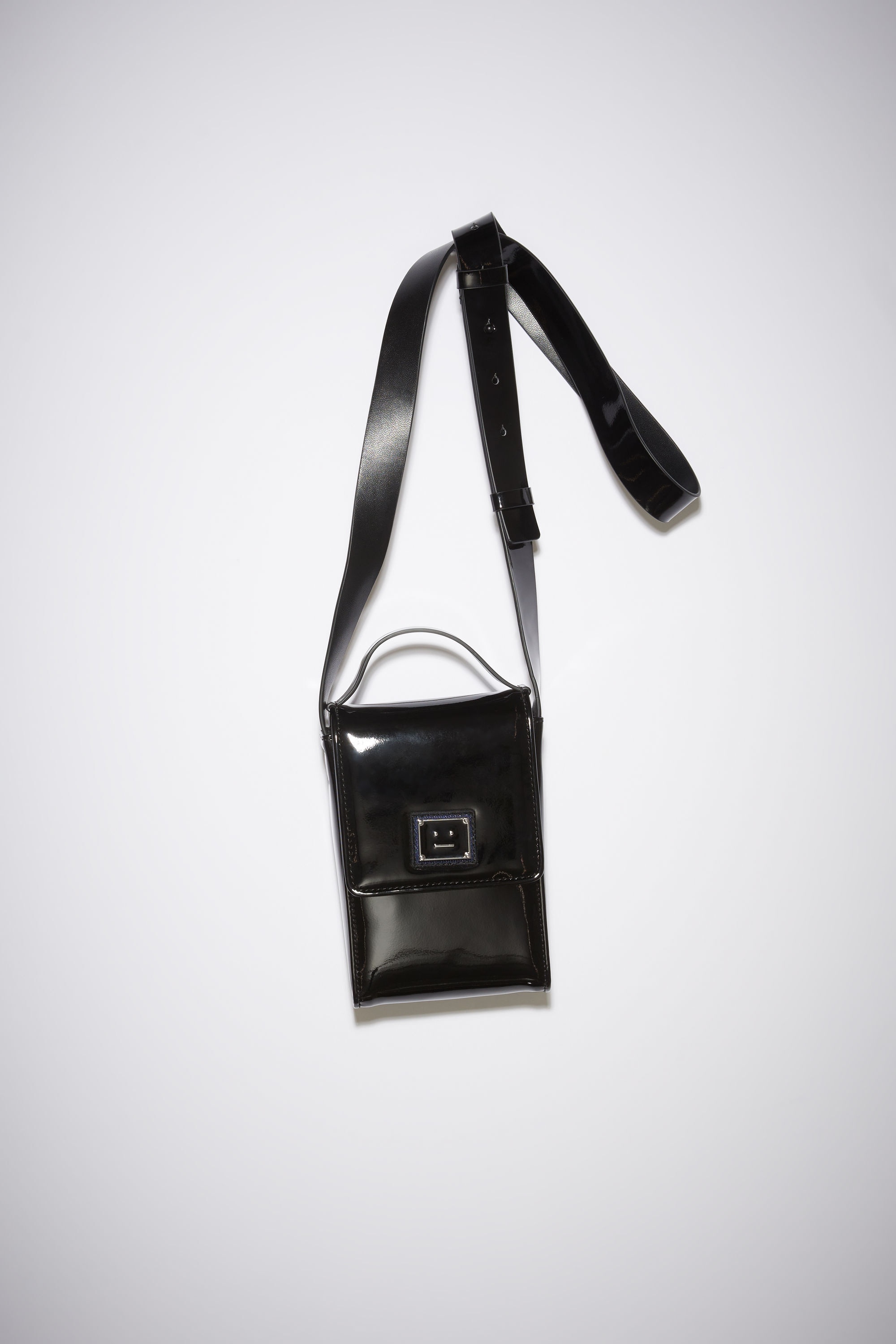 Mini crossbody Face bag - Black/black - 1