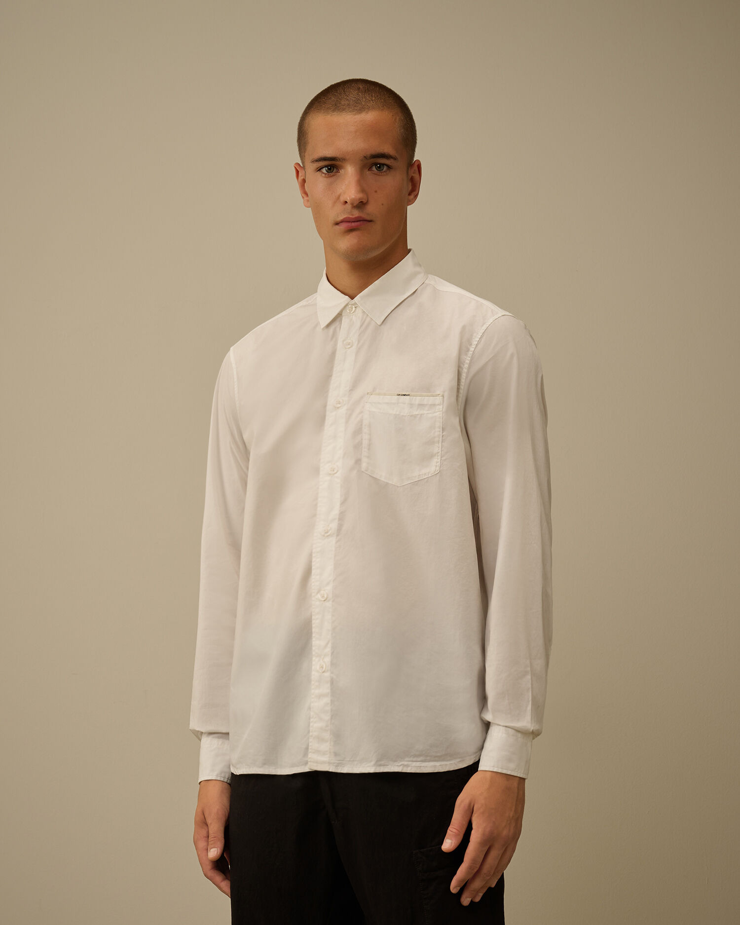 Popeline Longsleeve Button Shirt - 3