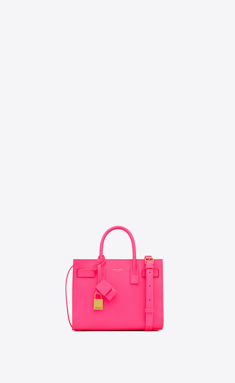 sac de jour nano in grain de poudre embossed leather - 1