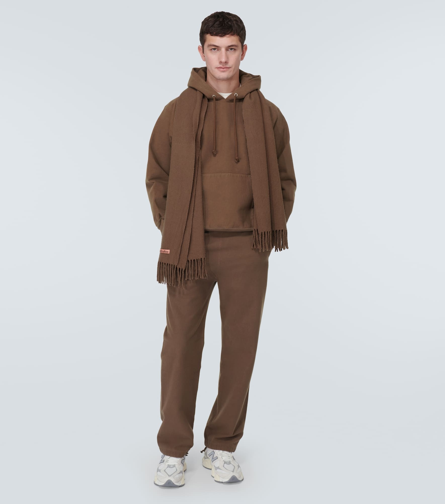 Cotton-blend sweatpants - 2