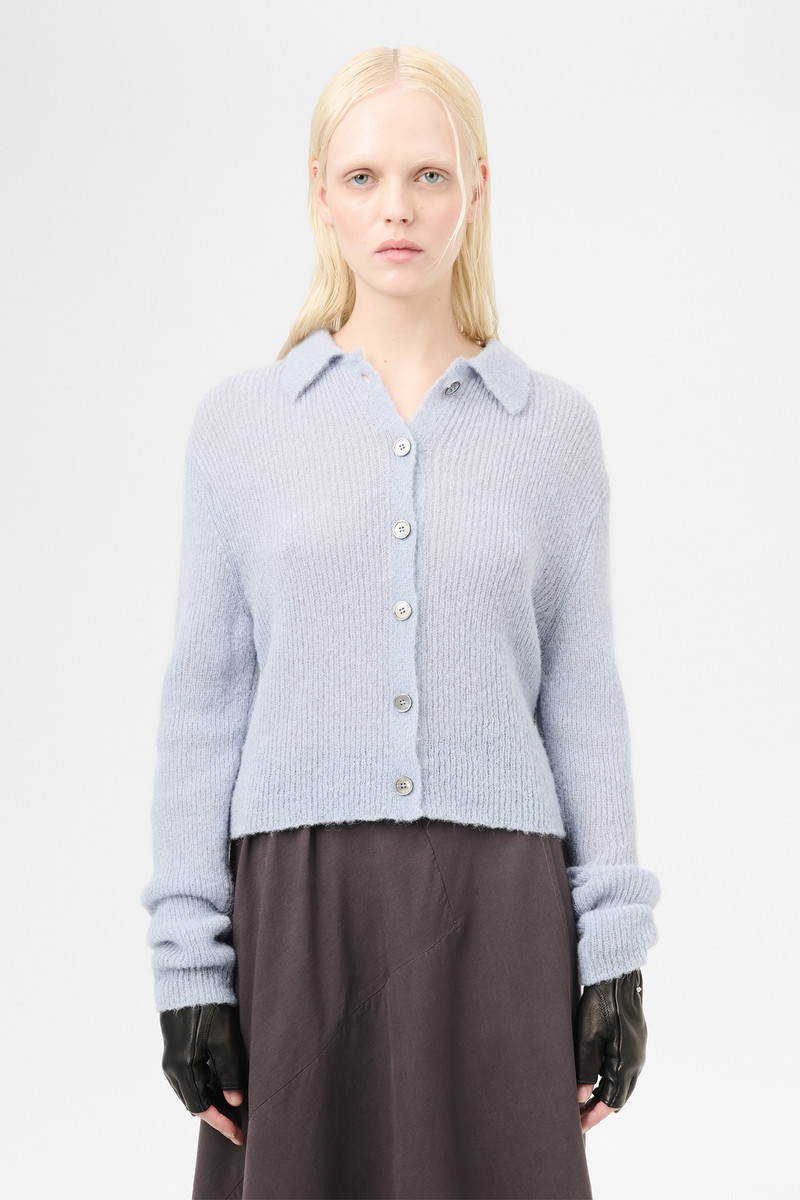 Mazzy Polo Beige Livid Blue Fuzzy Alpaca 3