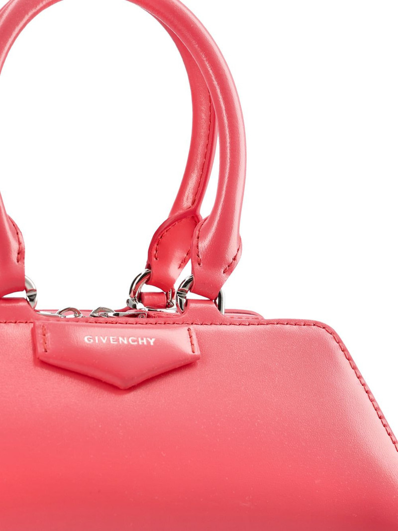 mini Antigona East-West calf leather satchel 4