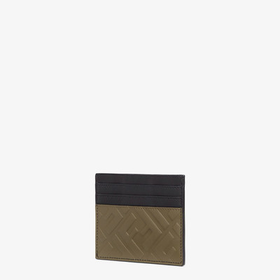 FENDI Brown leather cardholder outlook