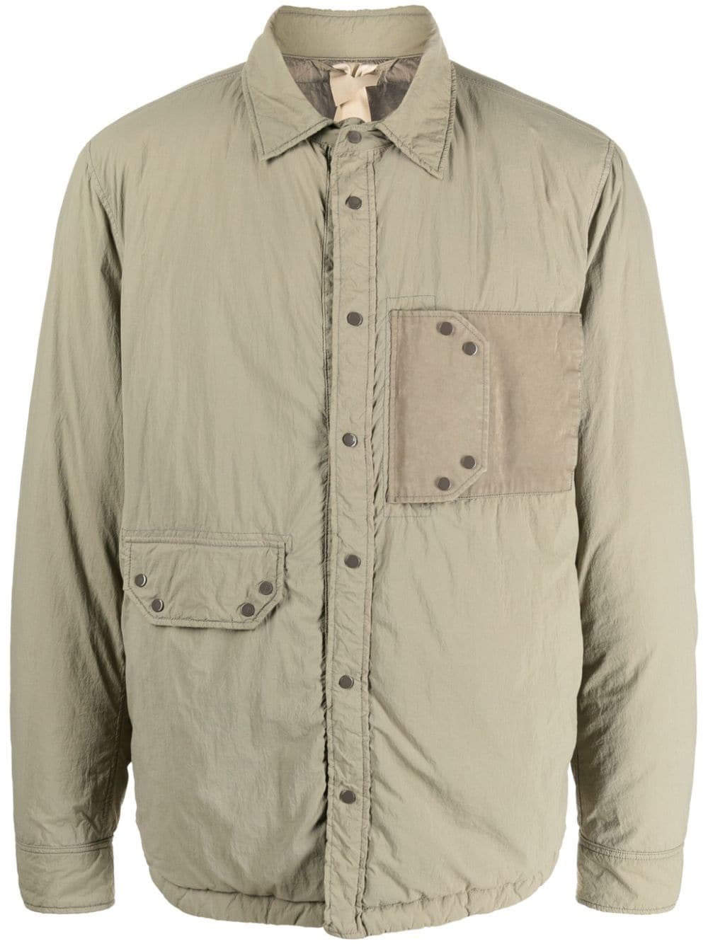 padded shirt jacket - 1