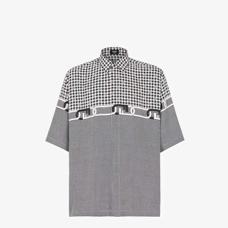 Multicolor silk shirt 1