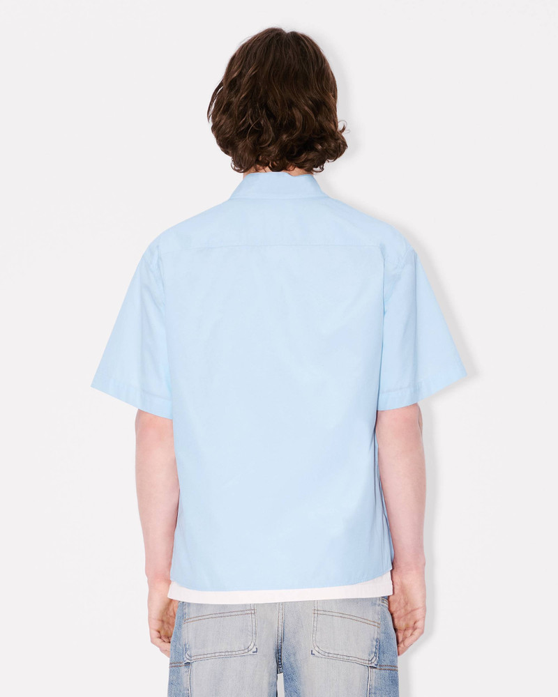 'KENZO Archive Bouquet' kimono short sleeve shirt in cotton poplin 4