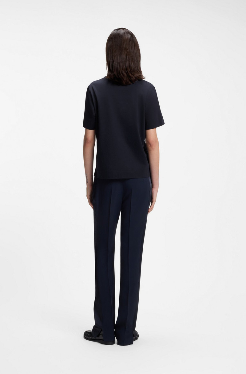 BOSS REGULAR-FIT COTTON T-SHIRT WITH DOUBLE-B MONOGRAM EMBROIDERY outlook