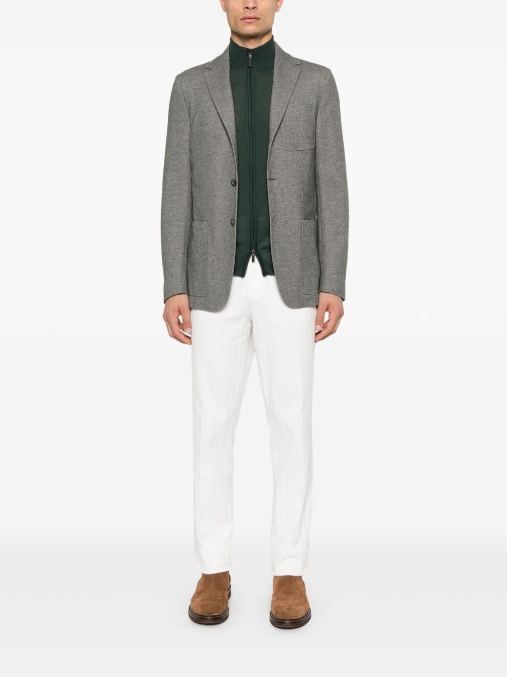 merino wool cardigan - 2