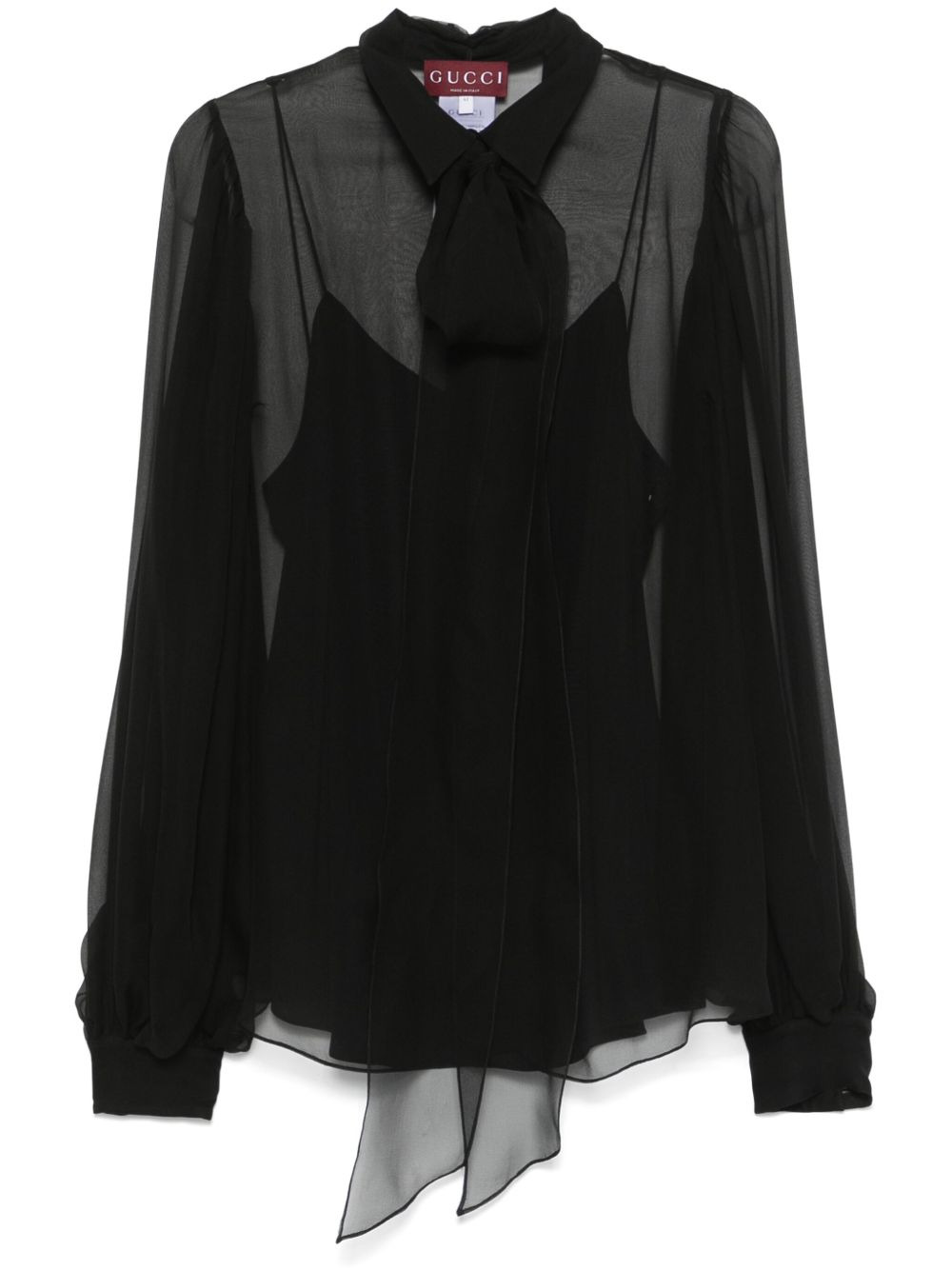 Gucci Women Silk Chiffon Shirt - 1