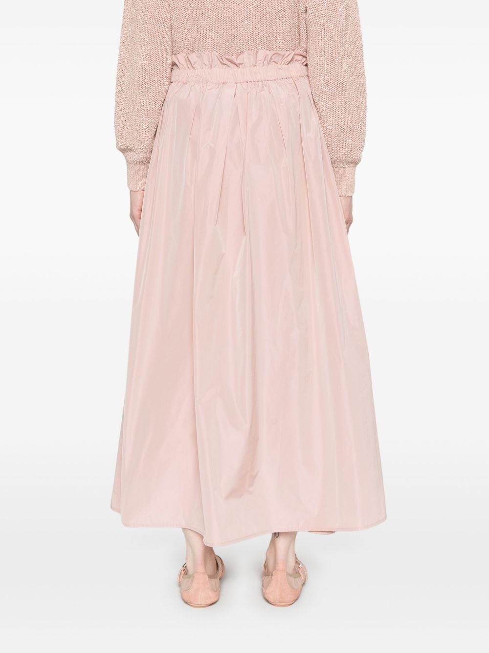 taffeta maxi skirt - 4
