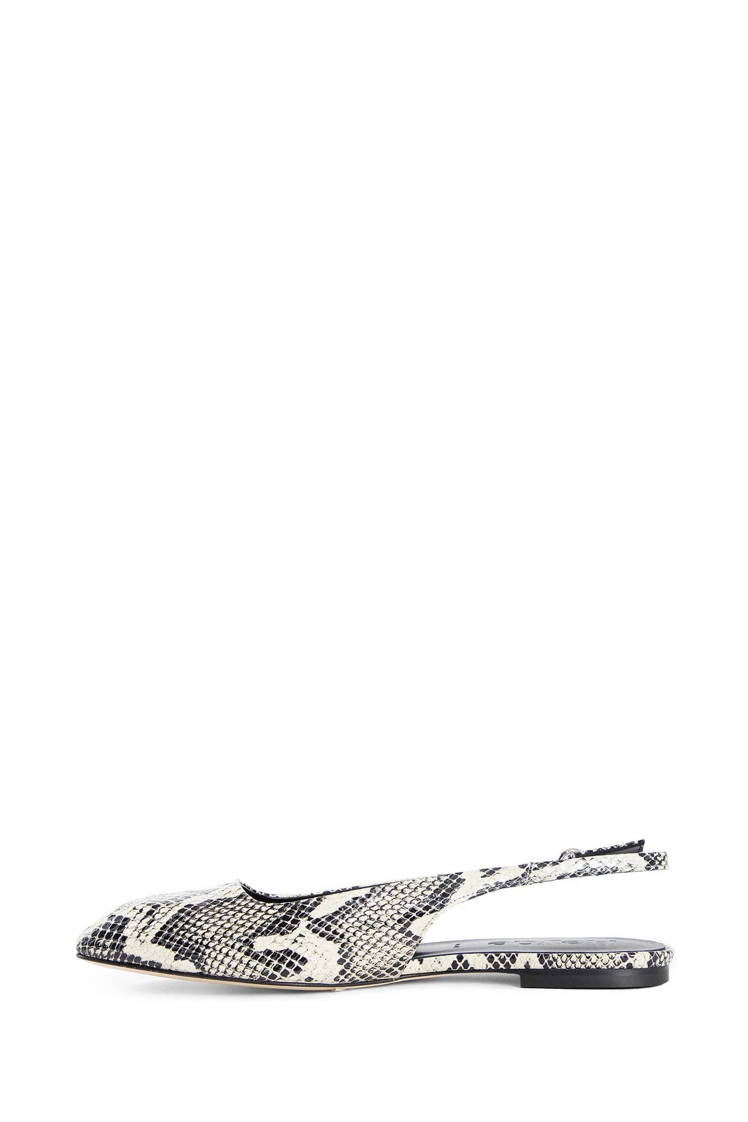 Geraldine-Snake-Print-Slingback-Flats - 4