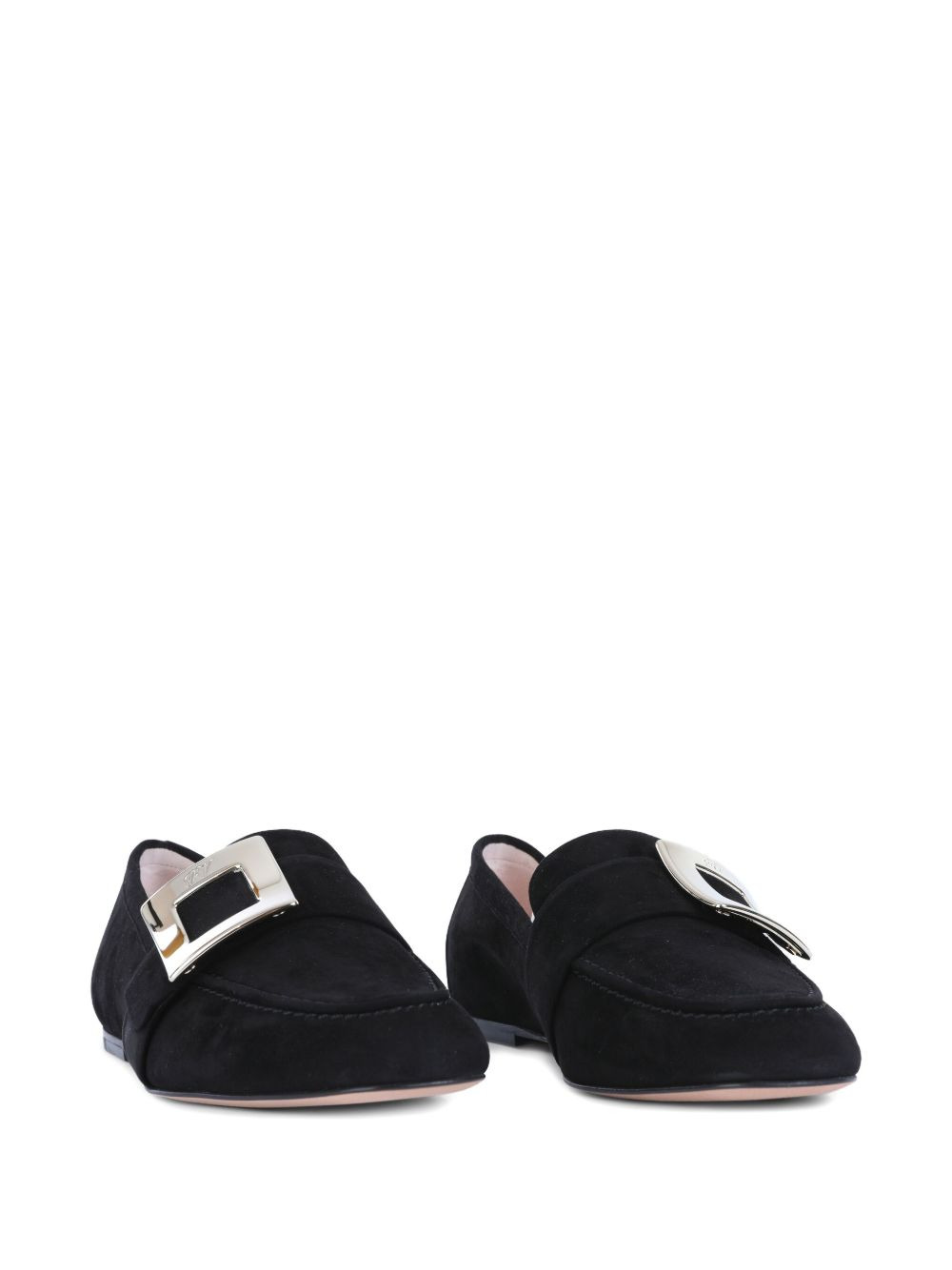 buckle-detail suede loafers - 2