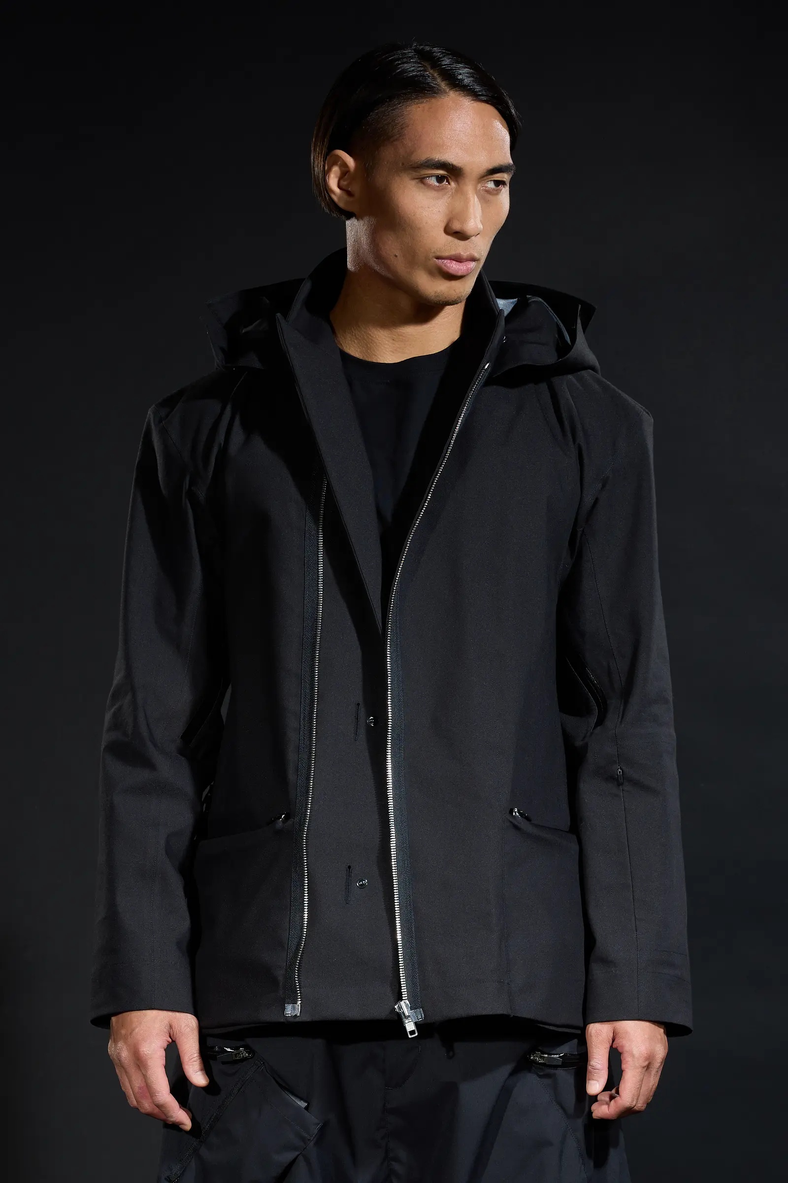 J124-BQ 3L Jacket Black - 11