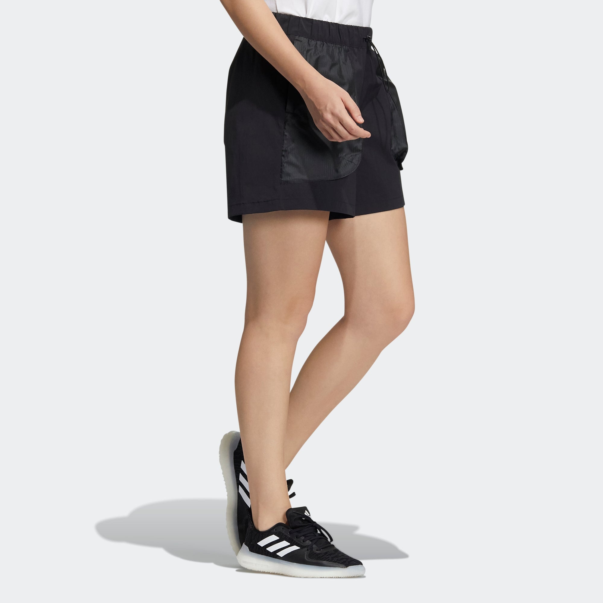 (WMNS) adidas Woven Shorts 'Black' HB6596 - 4