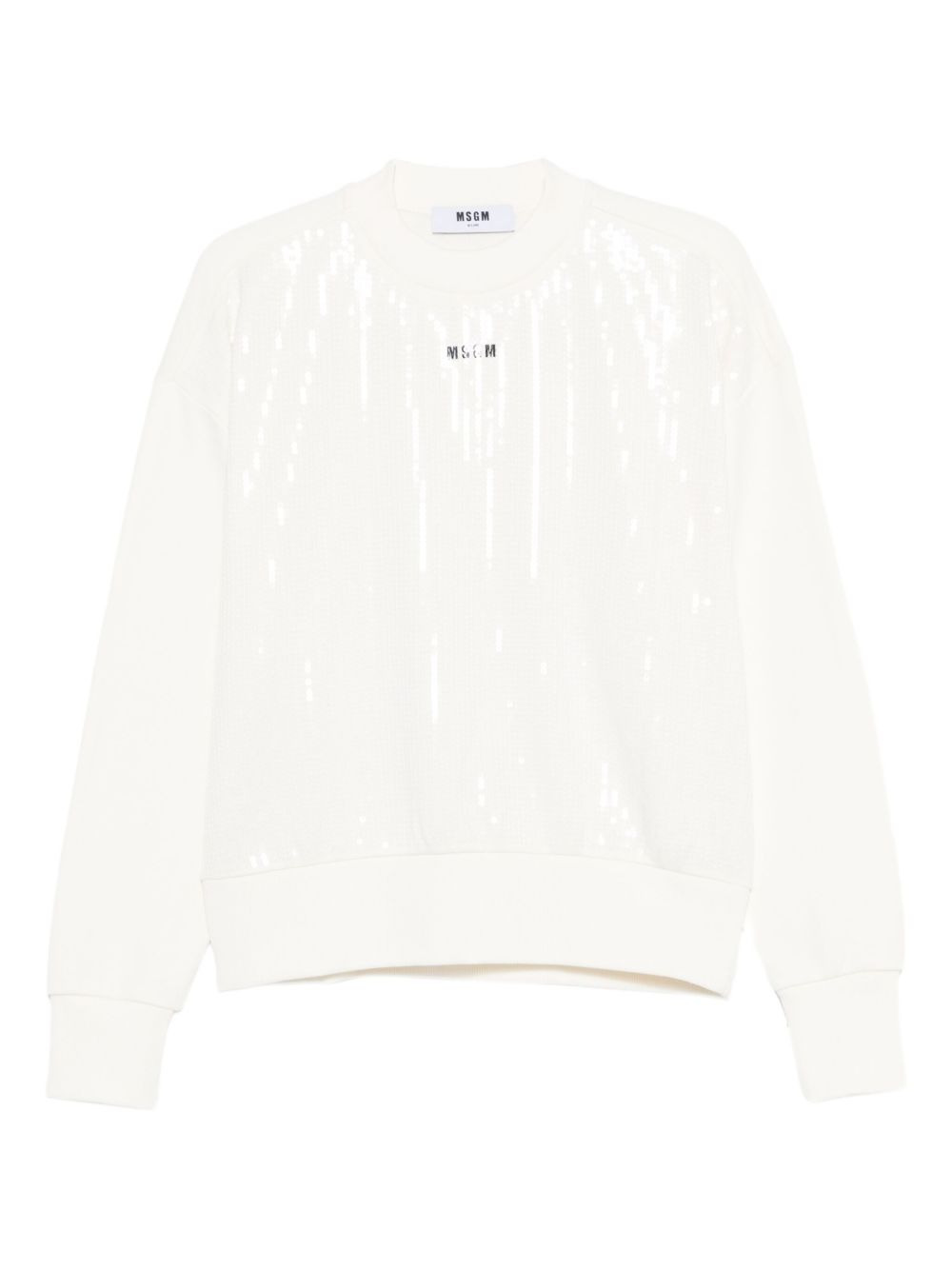 sequin-embellished sweatshirt - 1