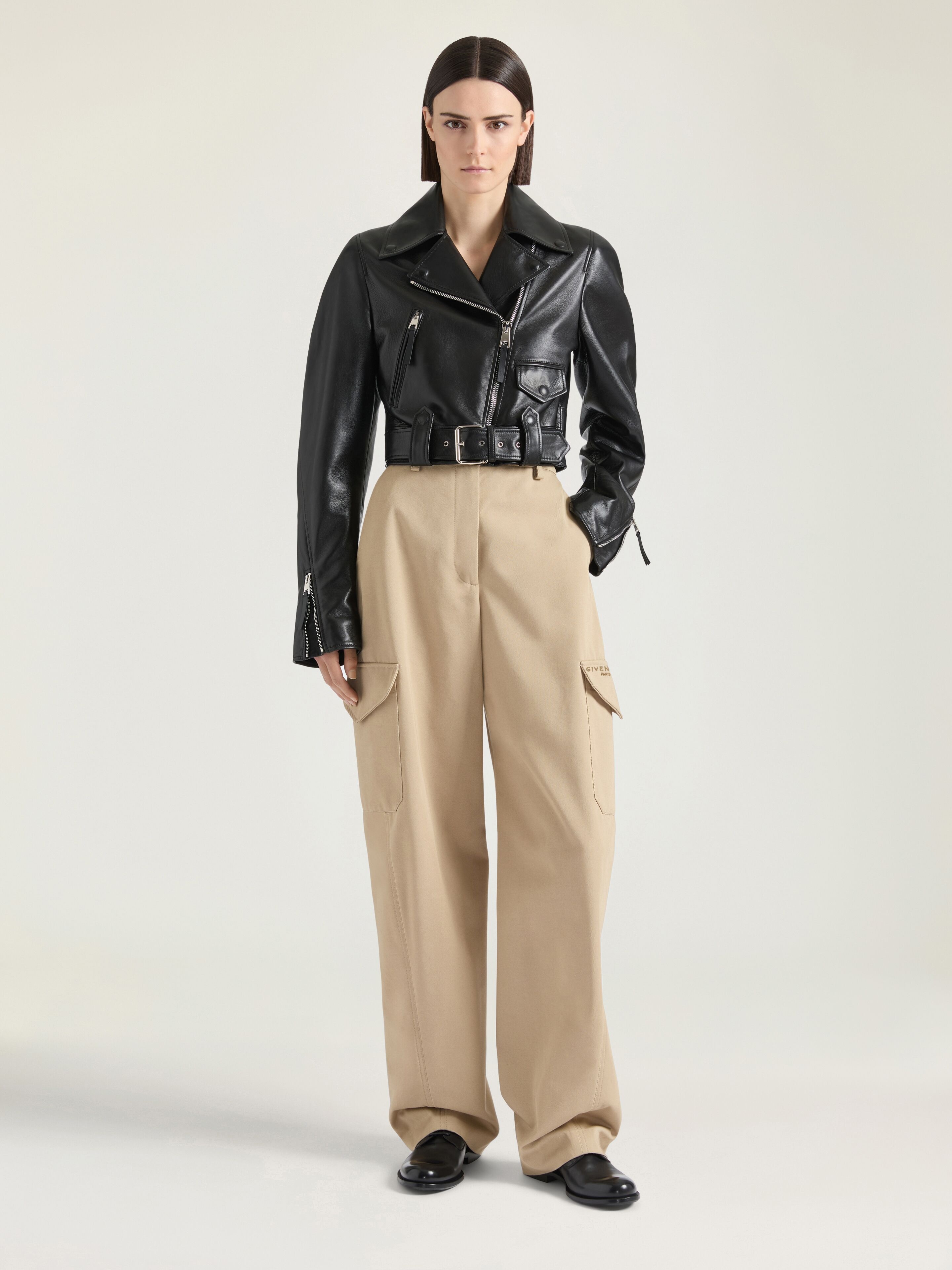 COCOON UTILITY PANTS IN COTTON AND WOOL - 2