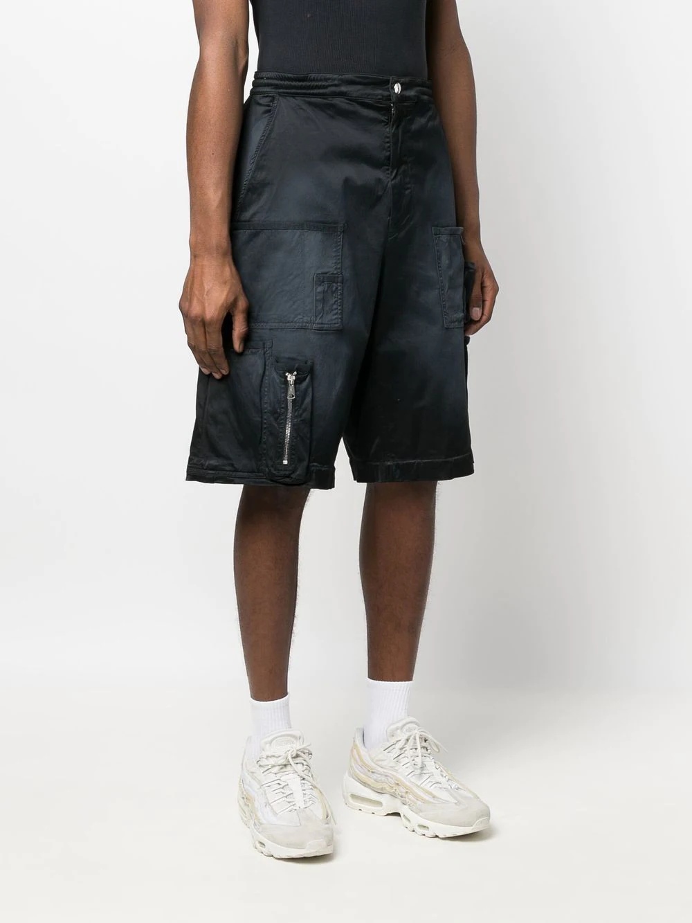 straight-leg cargo shorts - 3