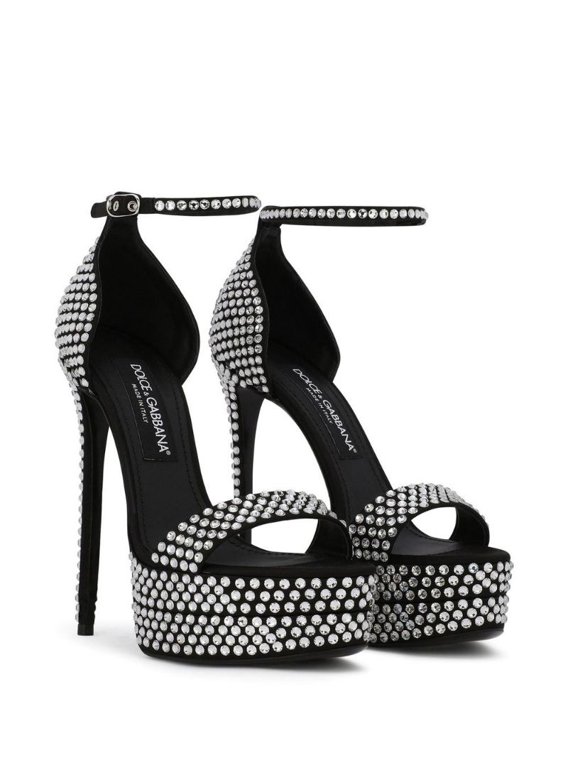 embellished platform sandals - 2