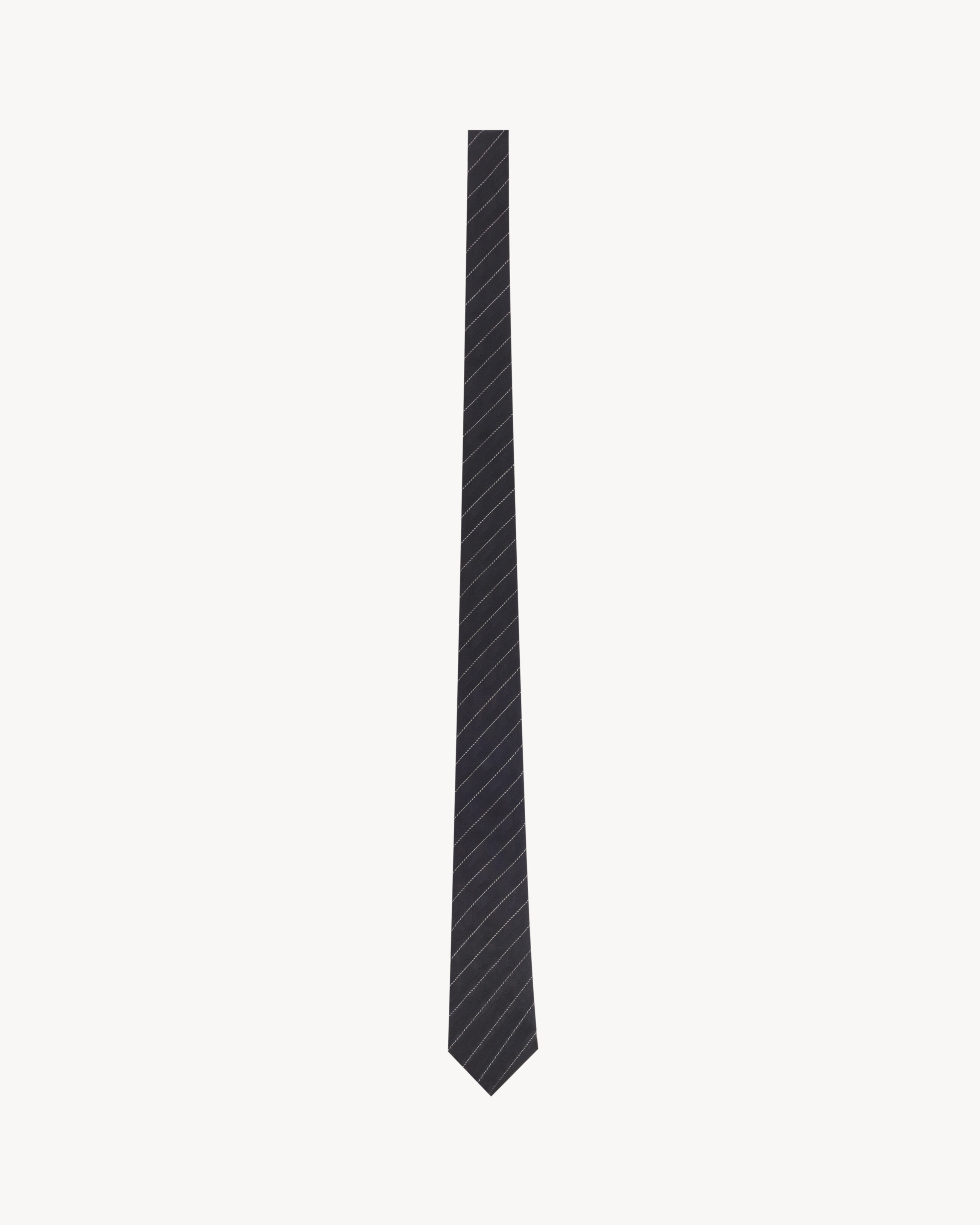 STRIPED TIE IN SILK JACQUARD - 1