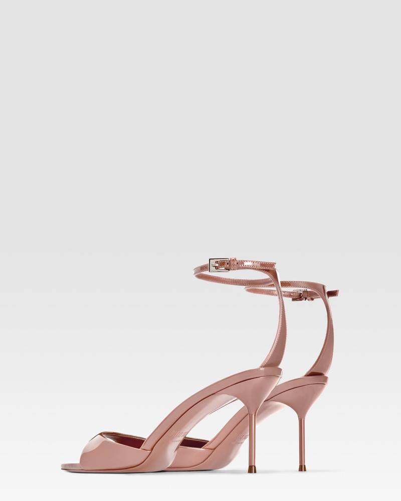 Patent leather sandal with ankle strap 3