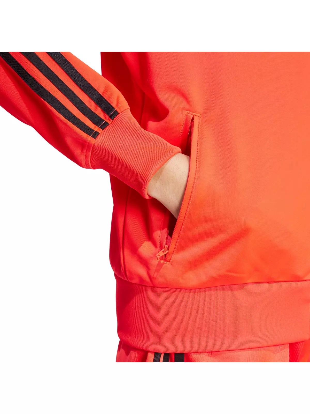 Originals Women's Adicolor Classic Firebird Loose Track Top -Red/Black - 4