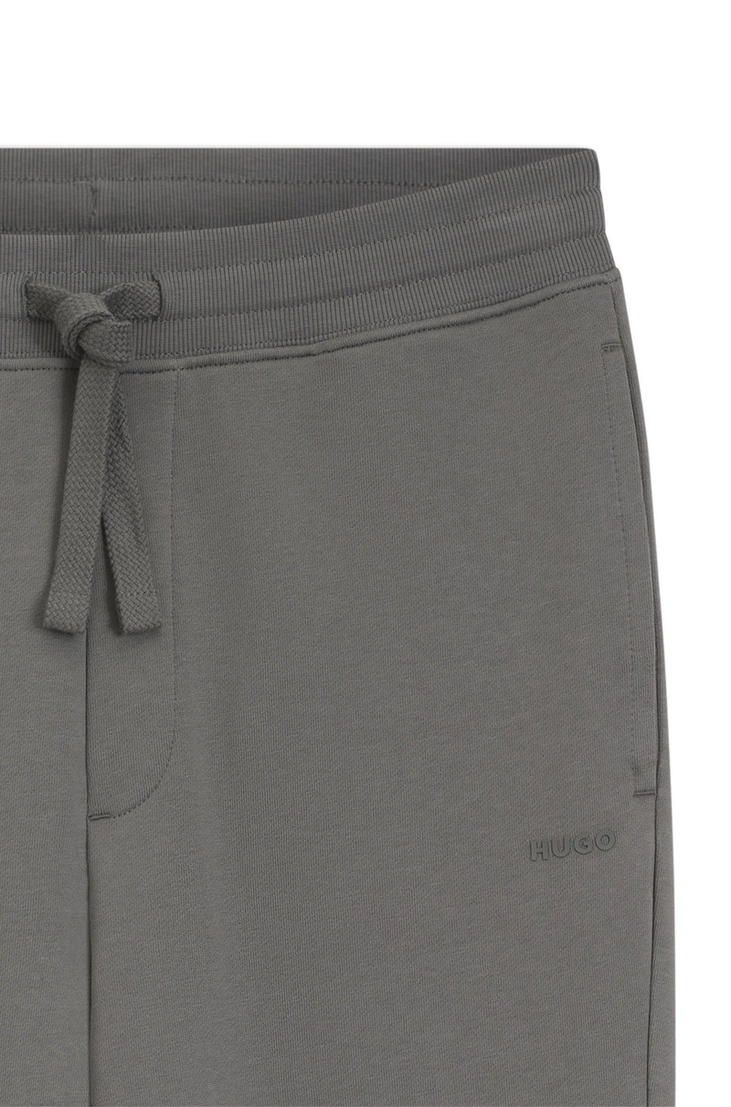 HUGO CUFFED SWEATPANTS IN COTTON TERRY WITH LOGO PRINT outlook